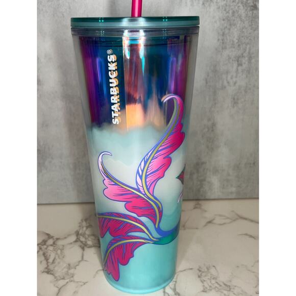 NWT Starbucks Christmas Holiday 2024 Siren 24 oz Cold Cup Tumblers Mermaid - Picture 3 of 5